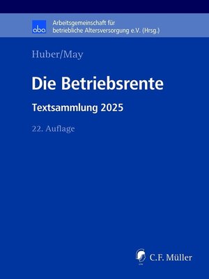 cover image of Die Betriebsrente